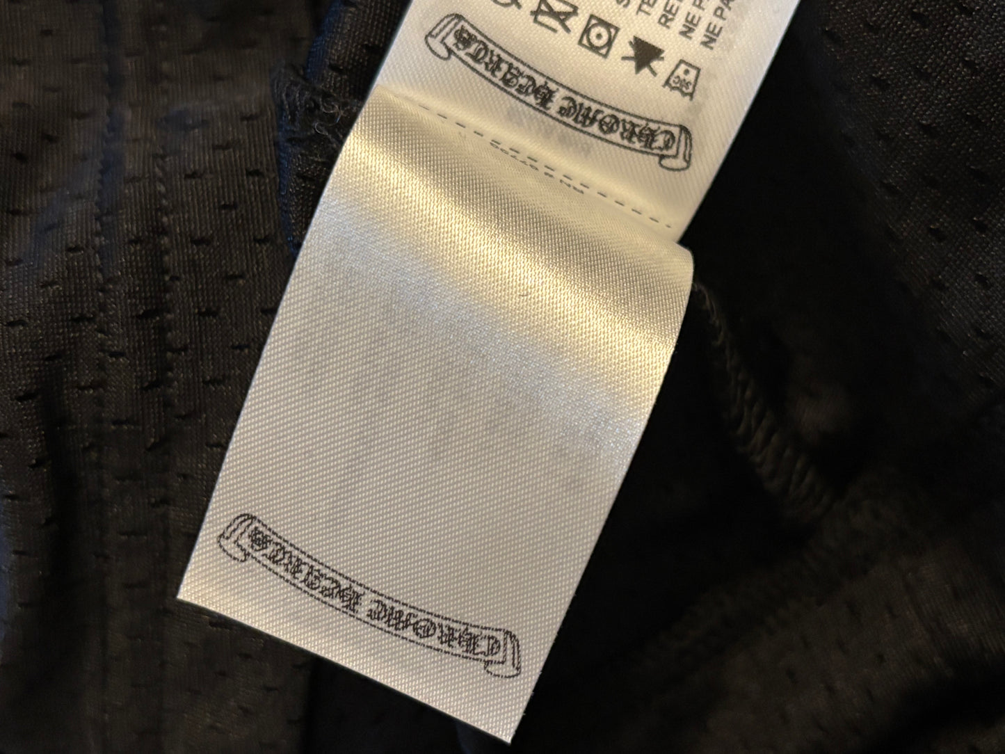 Chrome Heart Black Longsleeve Mesh Jersey