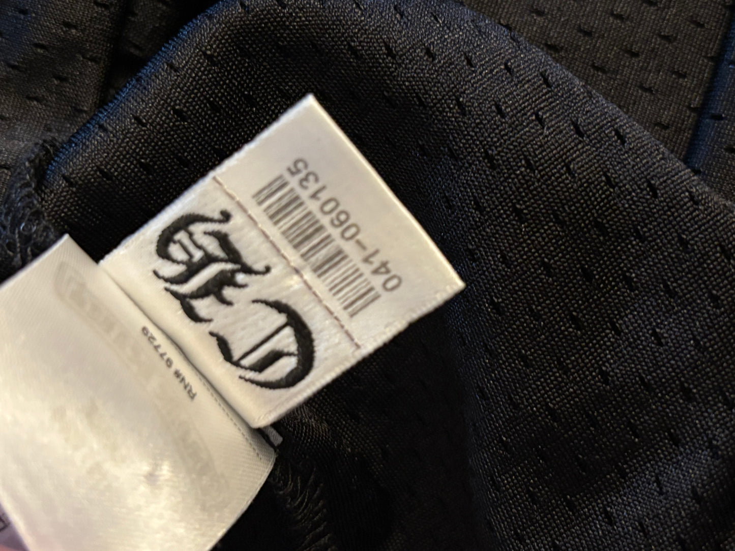 Chrome Heart Black Longsleeve Mesh Jersey