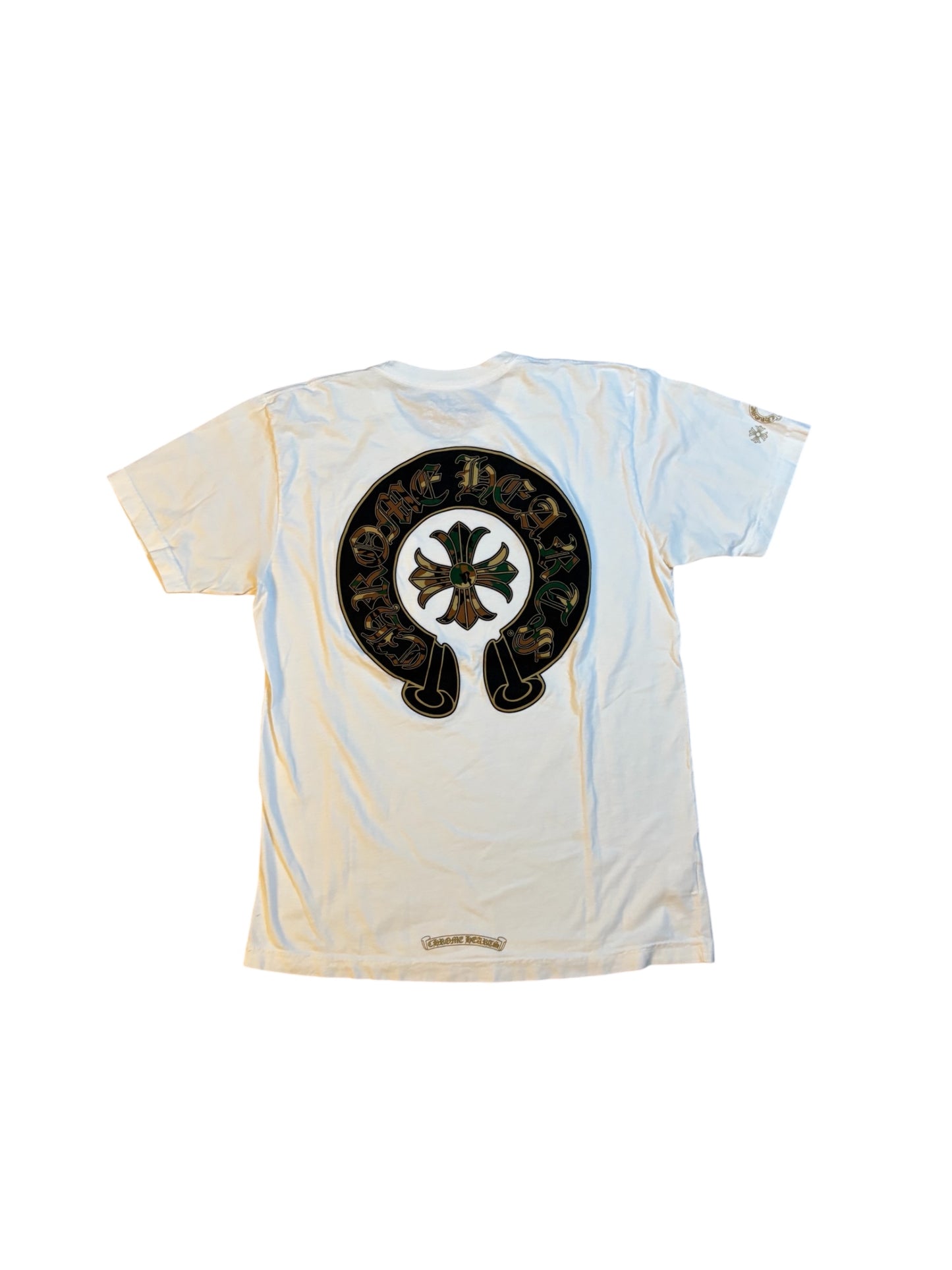 Chrome Heart Triple Cross Camo Horseshoe tee