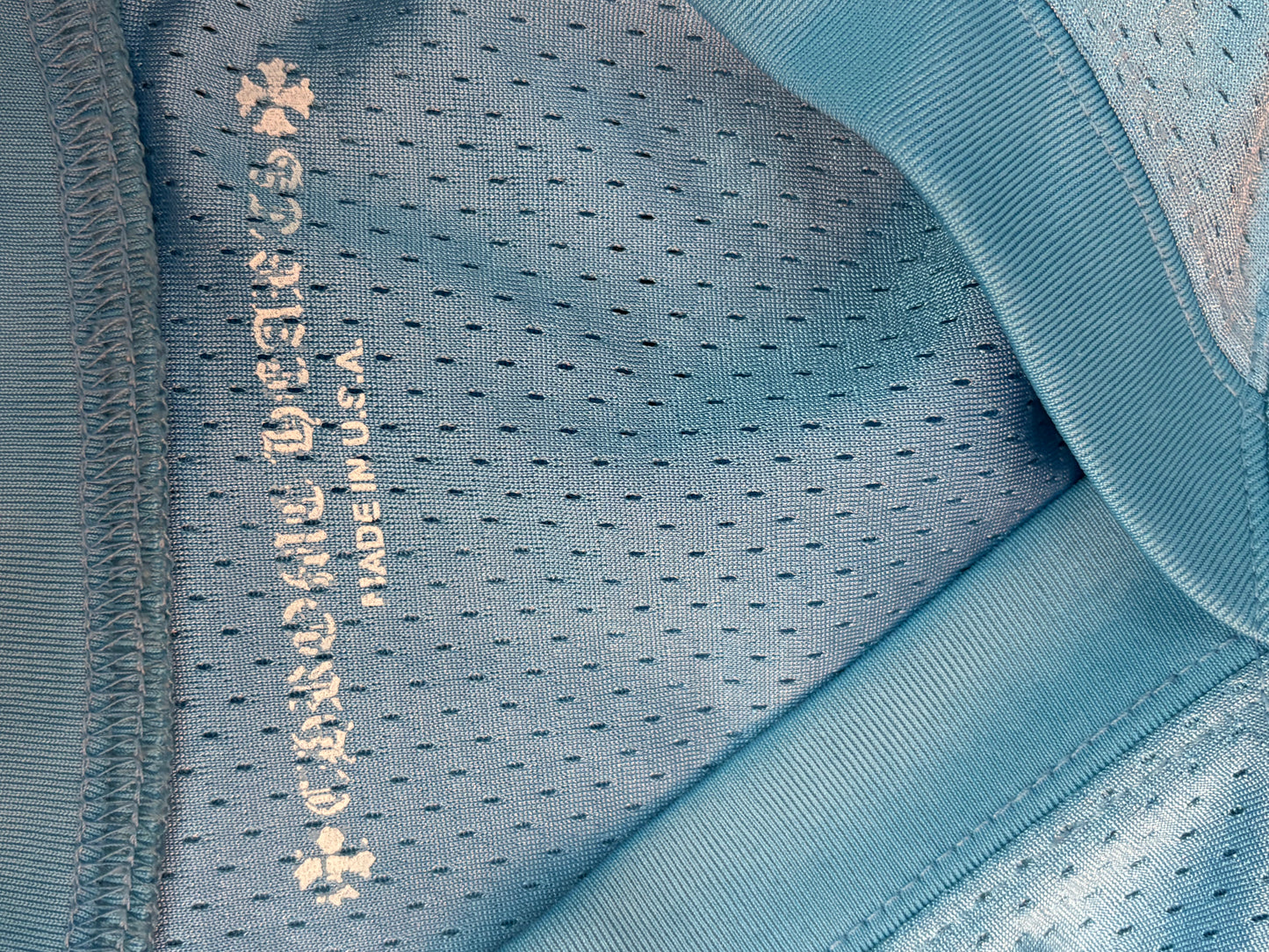 Chrome Heart Blue Mesh Jersey