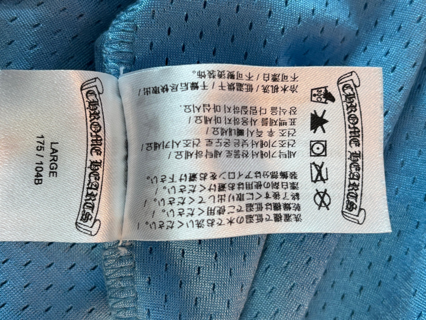 Chrome Heart Blue Mesh Jersey
