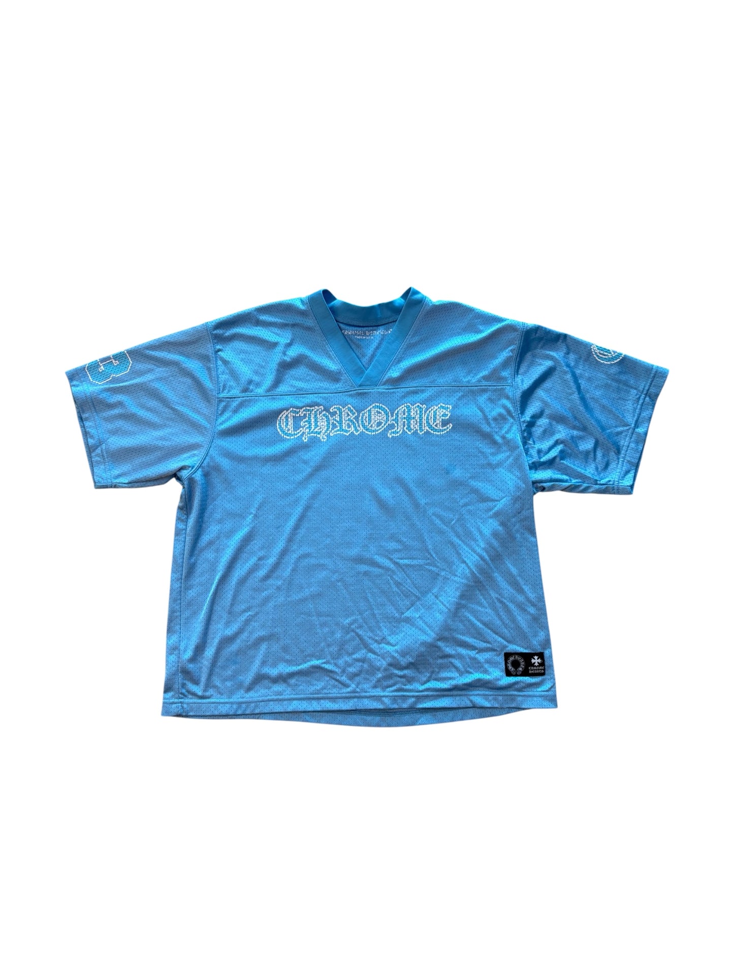 Chrome Heart Blue Mesh Jersey