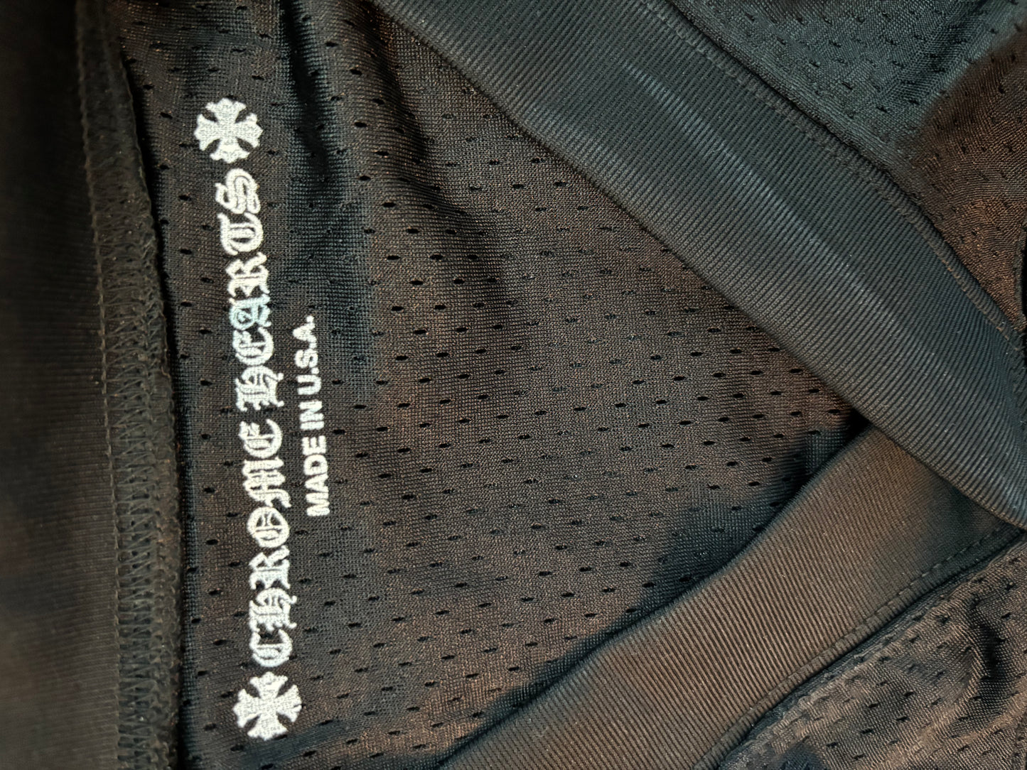 Chrome Heart Black Mesh Jersey
