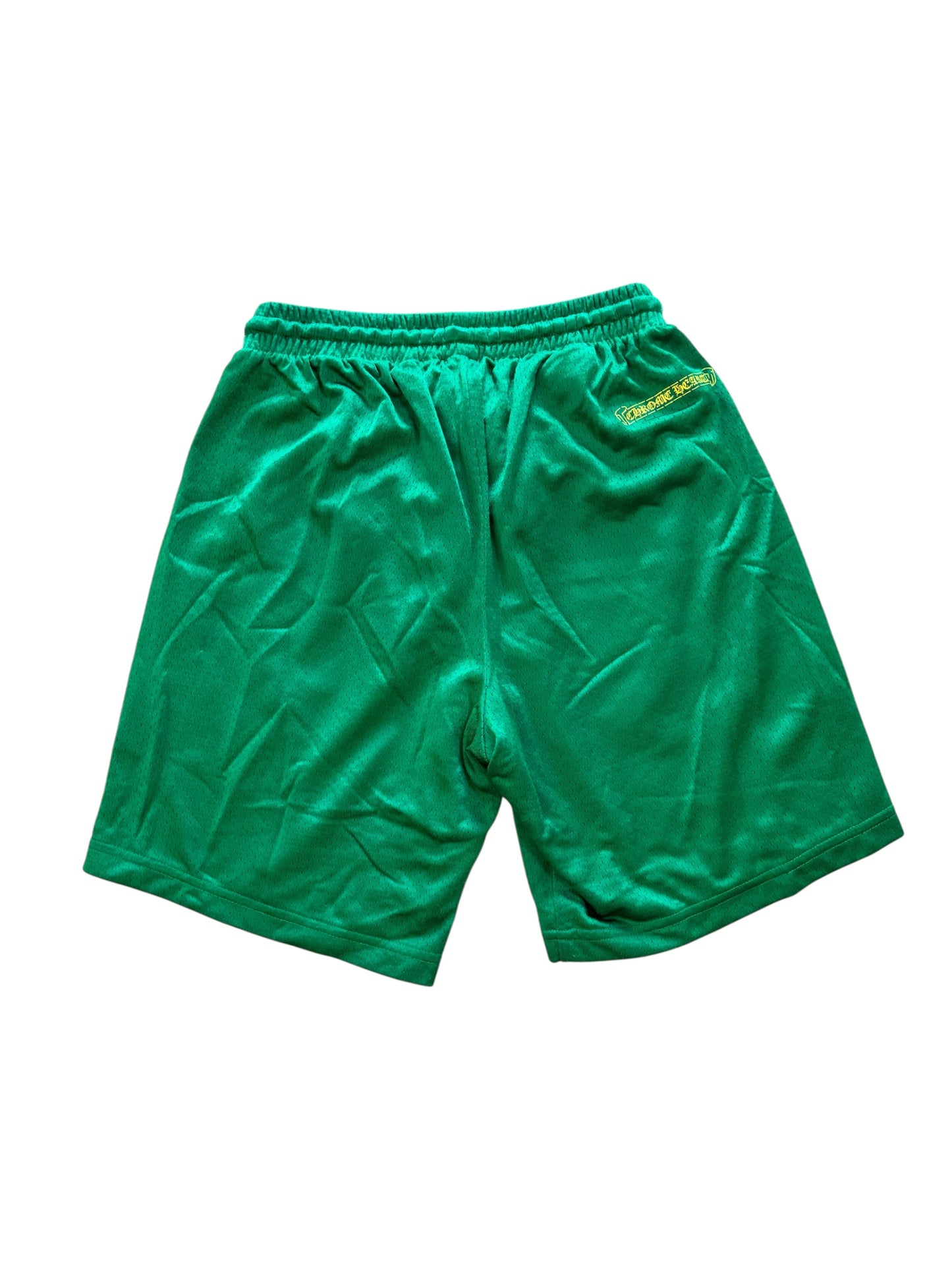 Chrome Heart Green Mesh Shorts