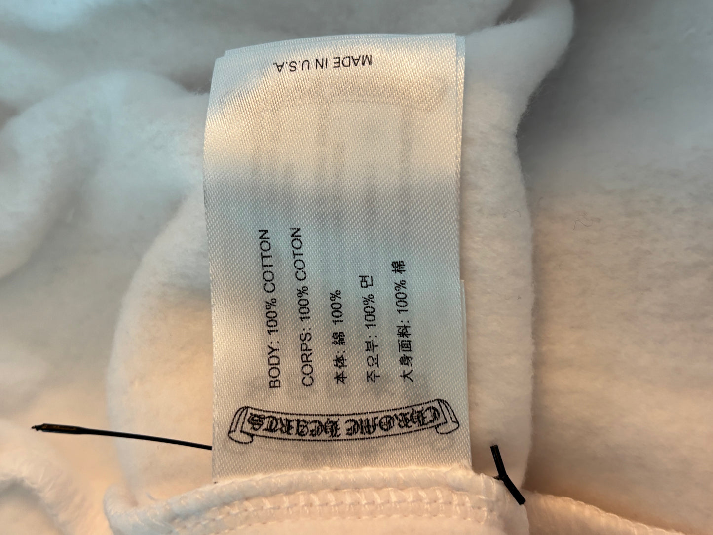Chrome Heart Blue Horseshoe Sweatpants