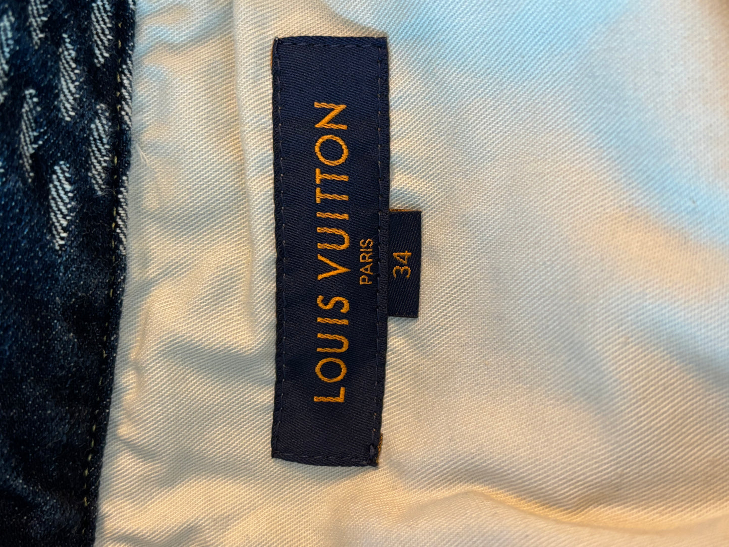 Louis Vuitton Nigo Blue Monogram Baggy Jeans