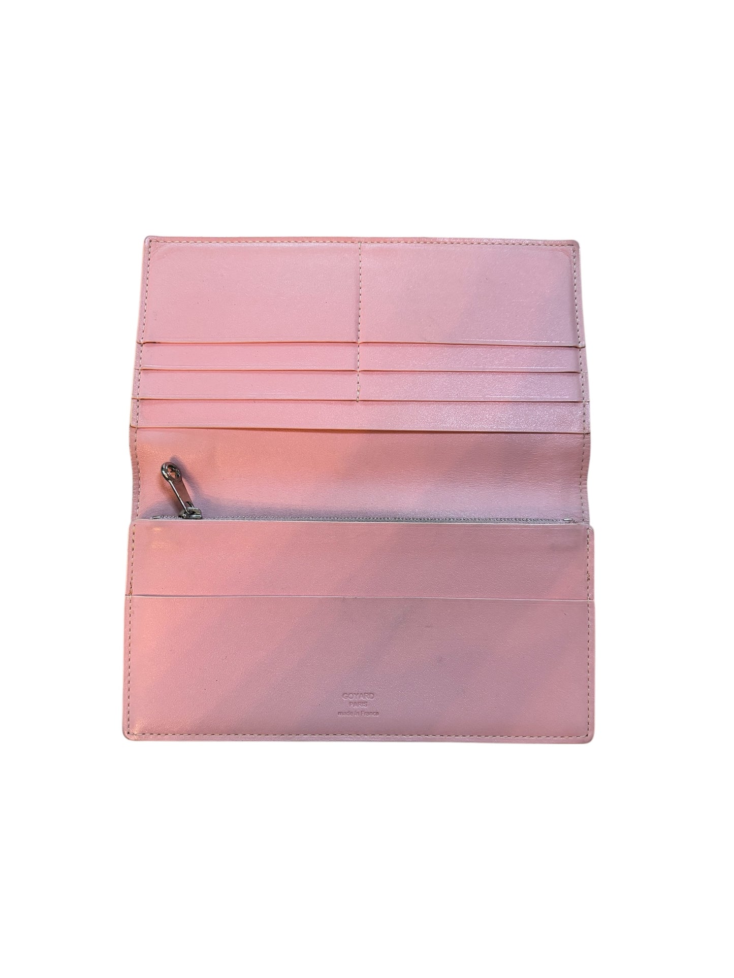 Goyard Pink Bifold Long Wallet