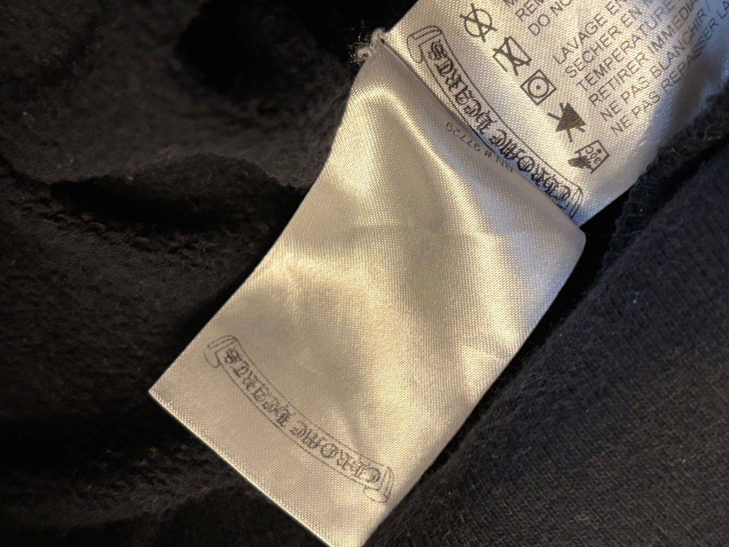 Chrome Heart Black/Brown Vertical Hoodie