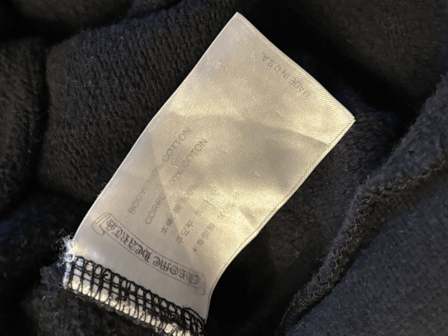 Chrome Heart Black/Brown Vertical Hoodie