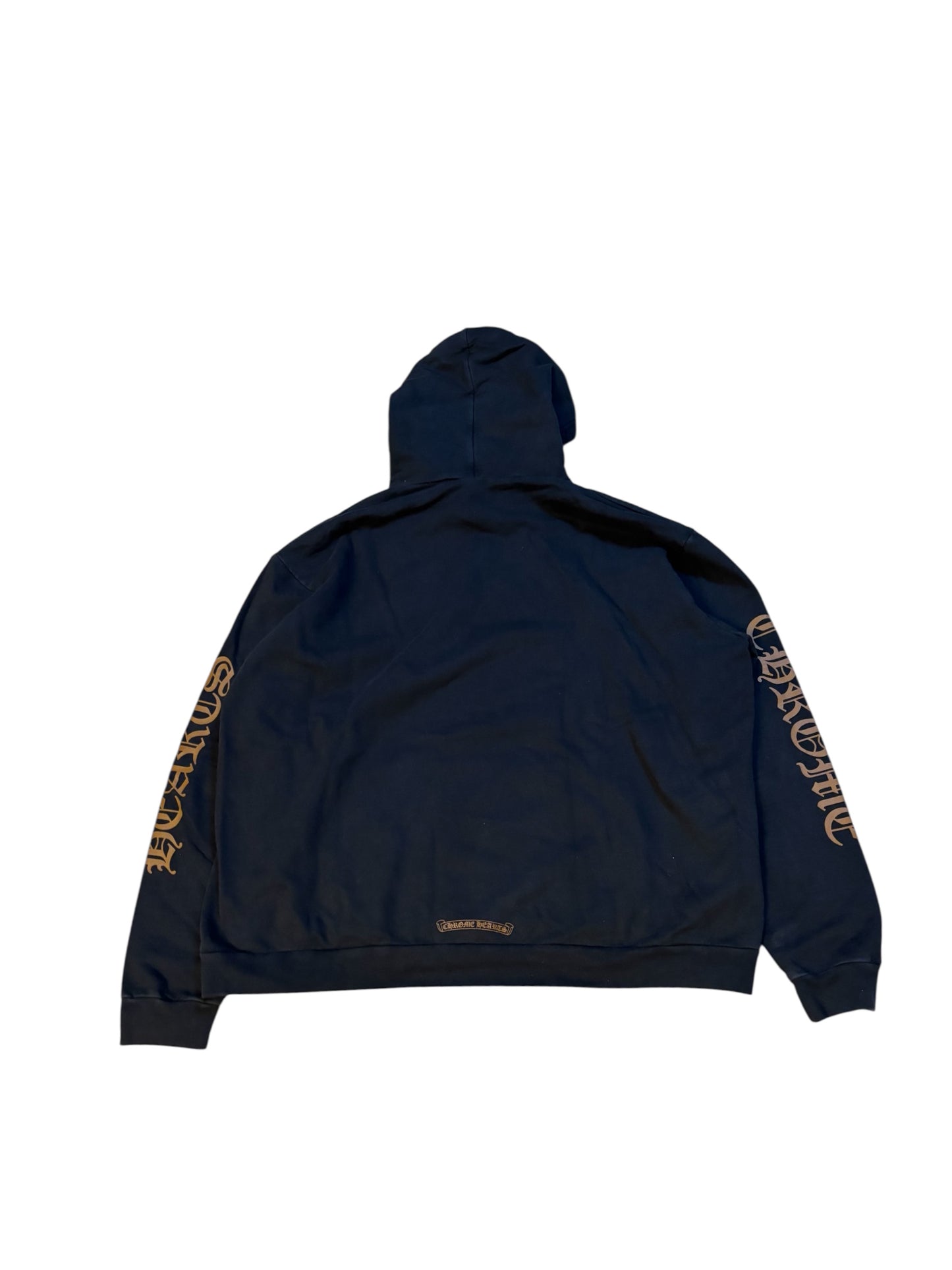Chrome Heart Black/Brown Vertical Hoodie