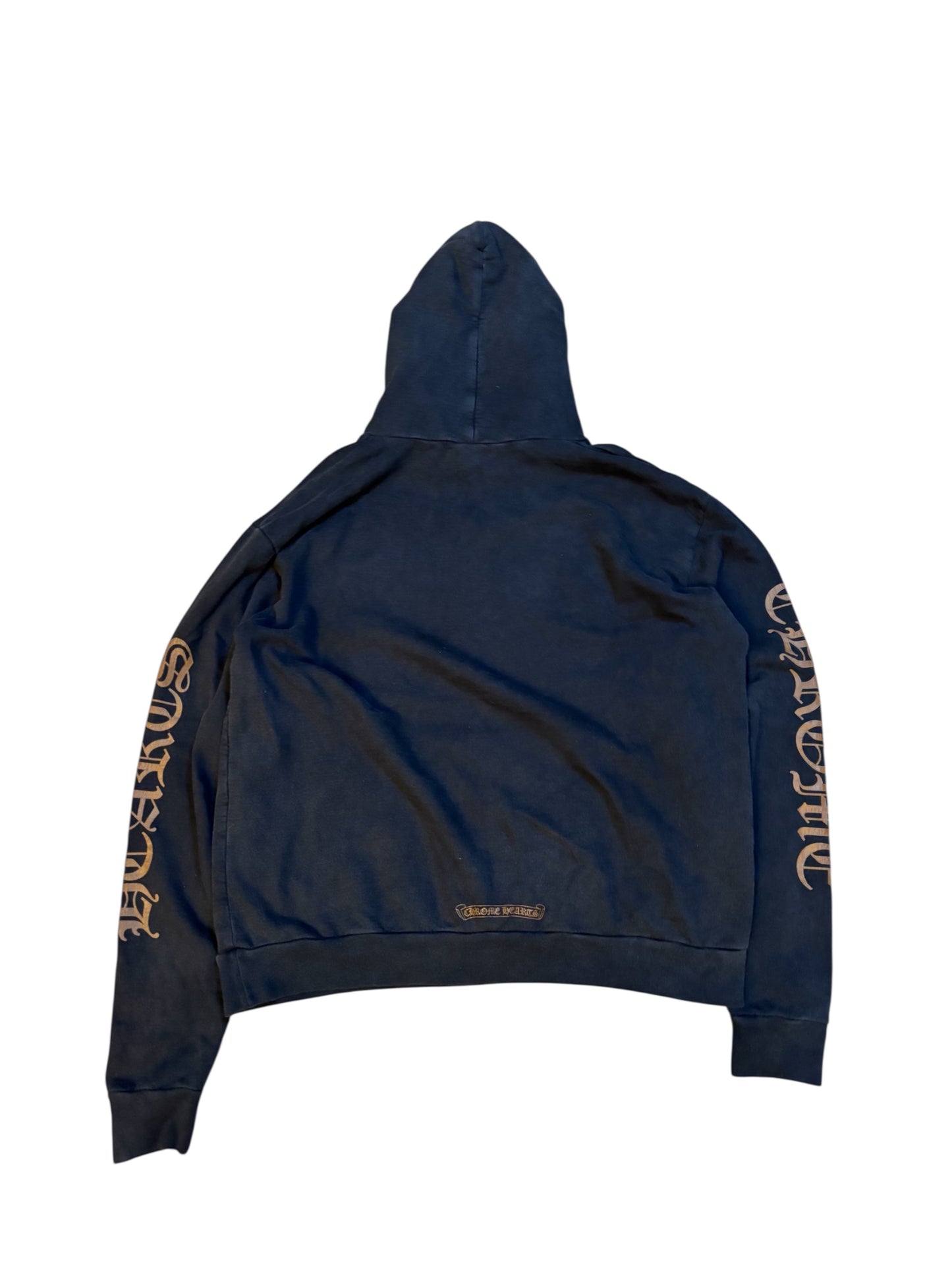 Chrome Heart Black/Brown Vertical Hoodie
