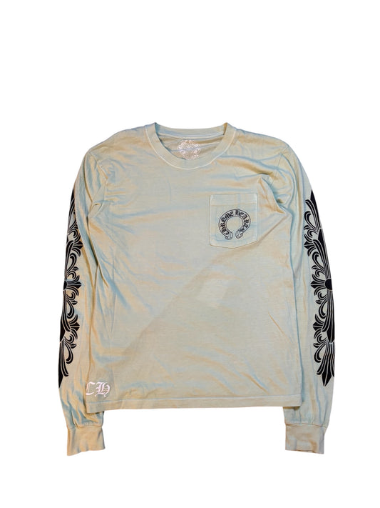 Chrome Heart Pistachio Floral Longsleeve