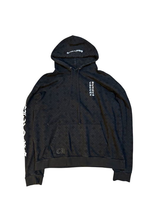 Chrome Heart Black Monogram Hoodie