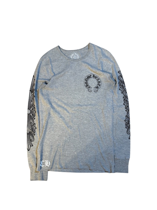 Chrome Heart Grey Floral Thermal Longsleeve