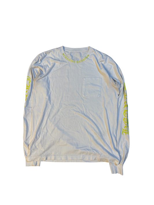 Chrome Heart Yellow Script Neck Logo Longsleeve