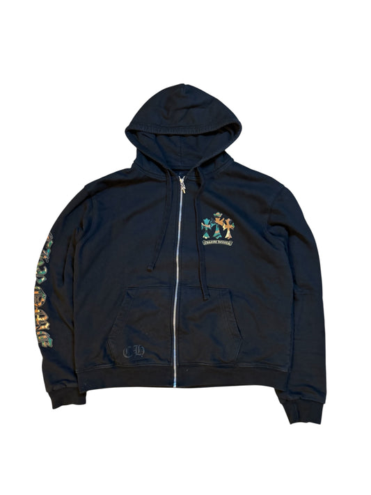 Chrome Heart Triple Cross Camo Zip up