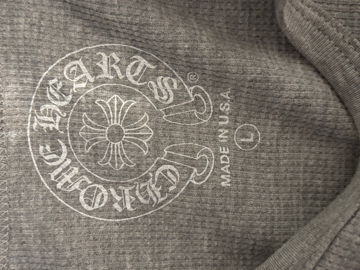Chrome Heart Grey Floral Thermal Longsleeve