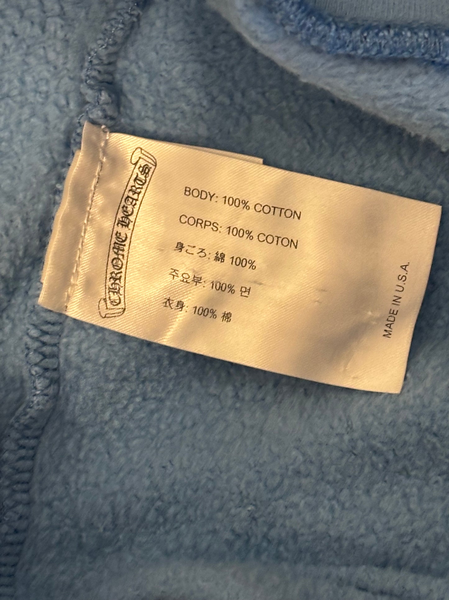 Chrome Heart Miami Blue Exclusive Hoodie