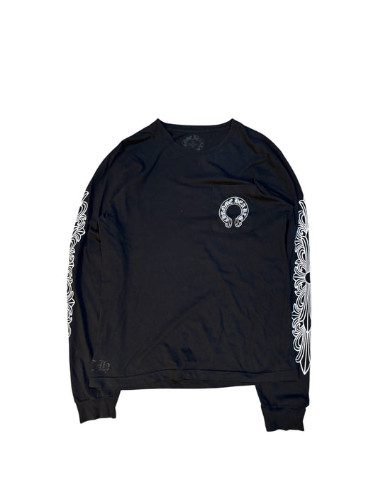 Chrome Heart Horseshoe Floral Longsleeve