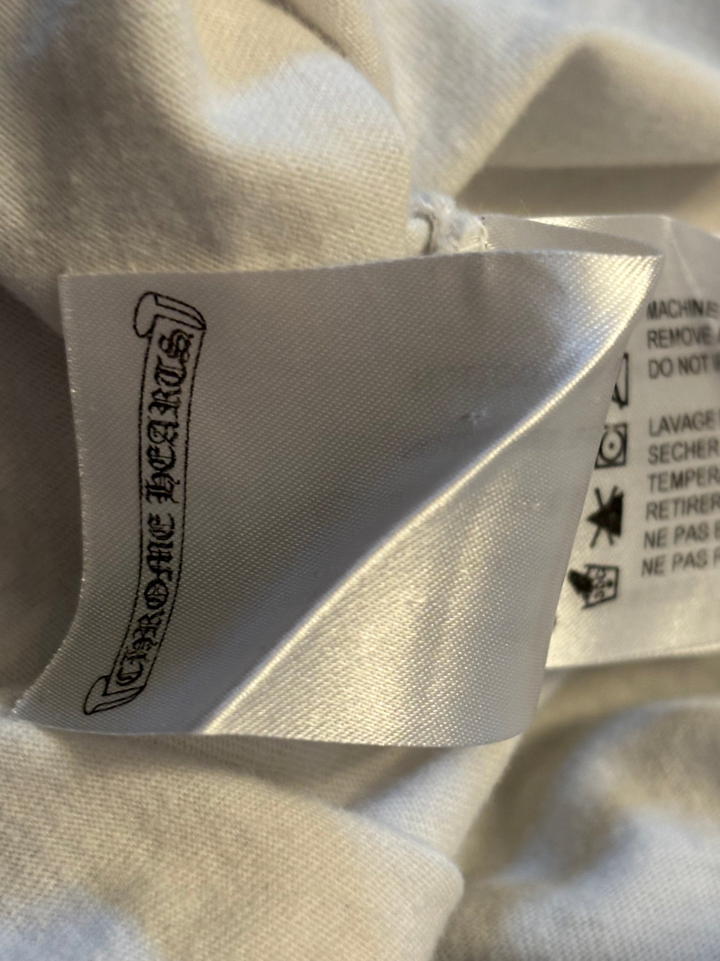 Chrome Heart Yellow Script Neck Logo Longsleeve