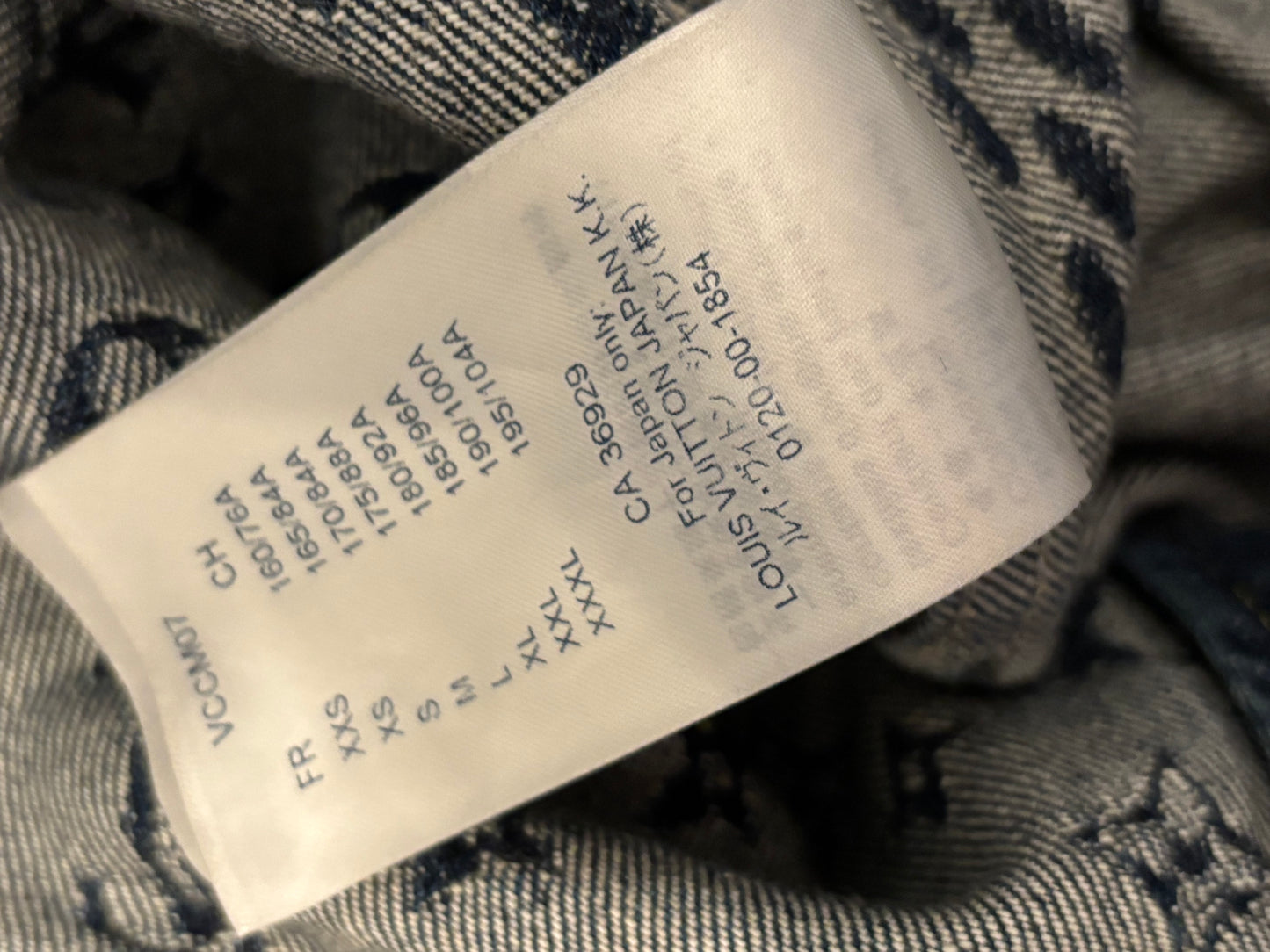 Louis Vuitton Nigo Blue Denim Jacket