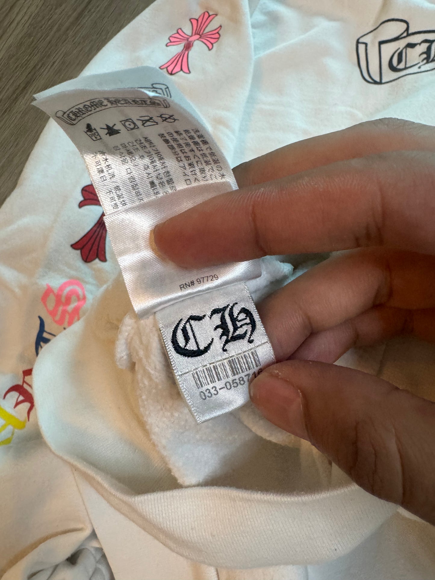 Chrome Hearts Multicolor Cross Hoodie