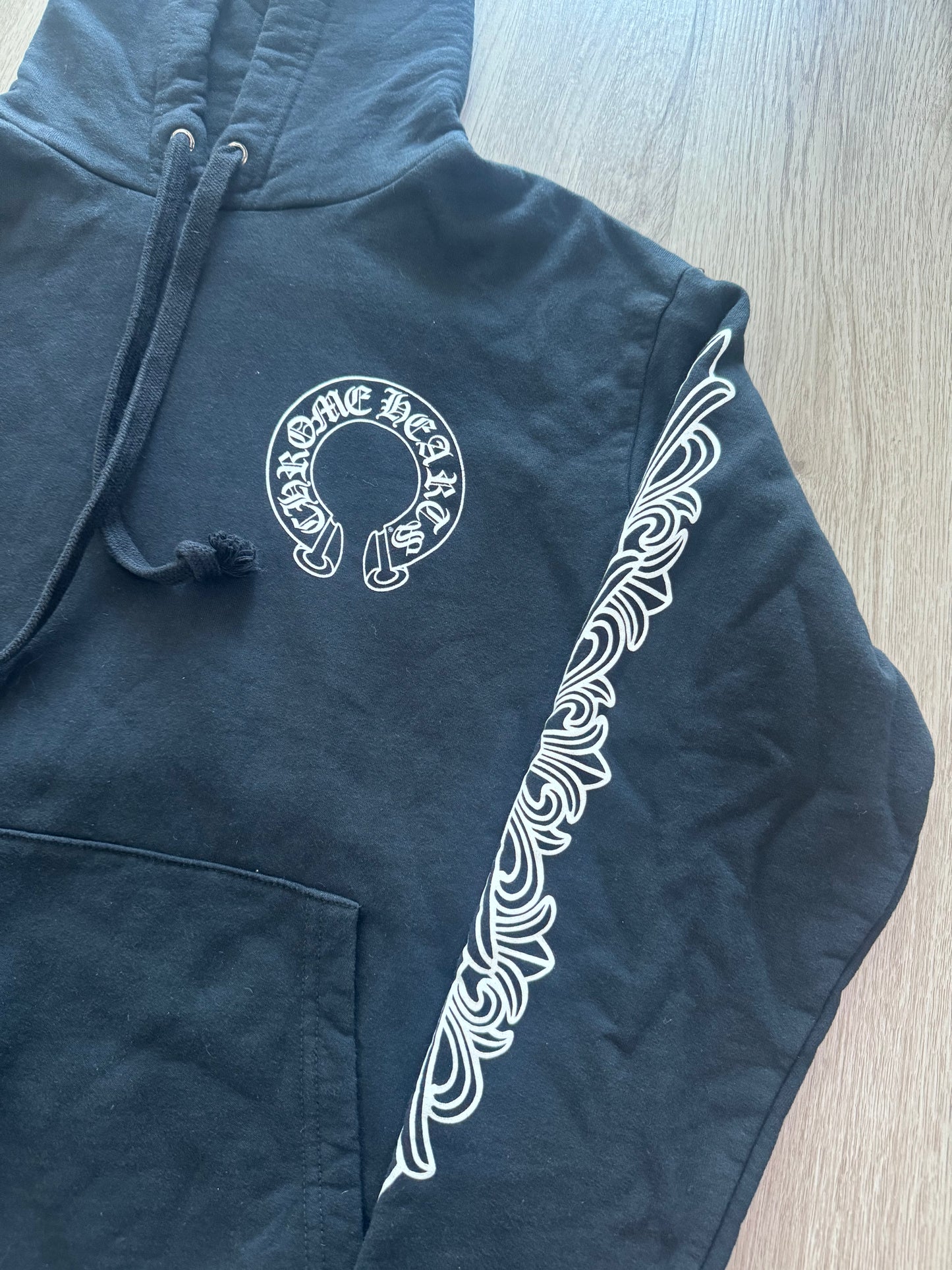 Chrome Hearts Horseshoe Floral Hoodie