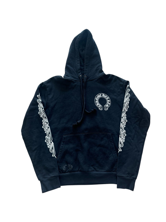 Chrome Hearts Horseshoe Floral Hoodie