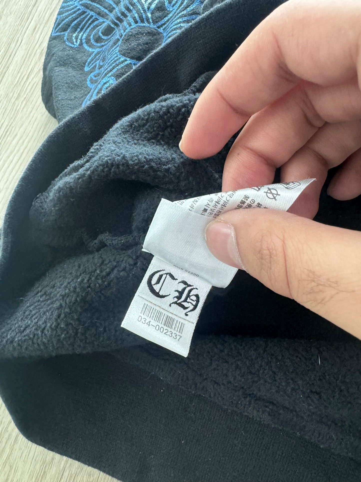 Chrome Hearts Navy Friends & Family Hoodie