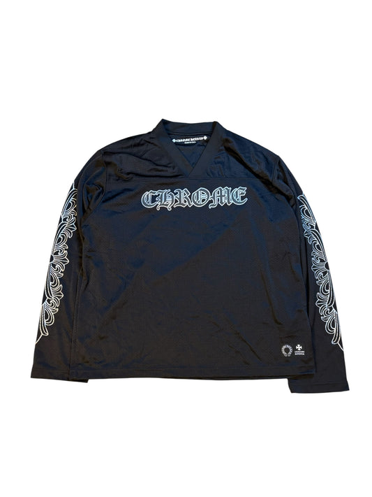 Chrome Heart Black Longsleeve Mesh Jersey