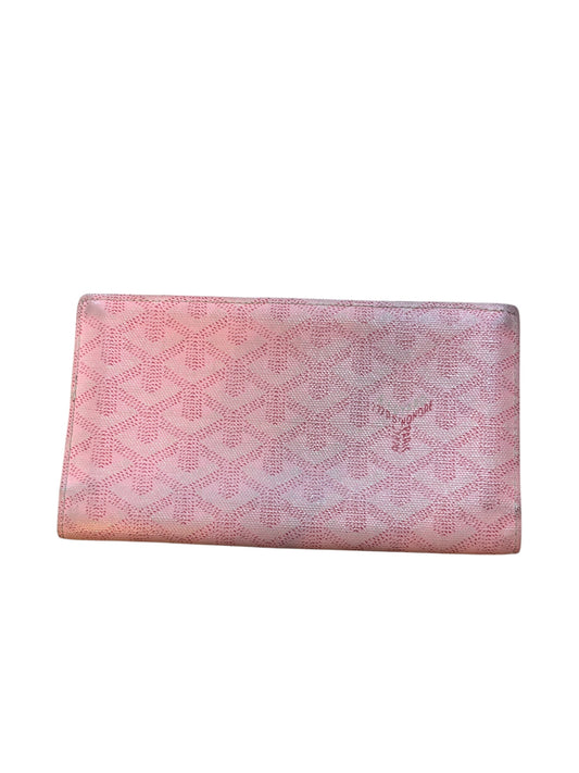 Goyard Pink Bifold Long Wallet
