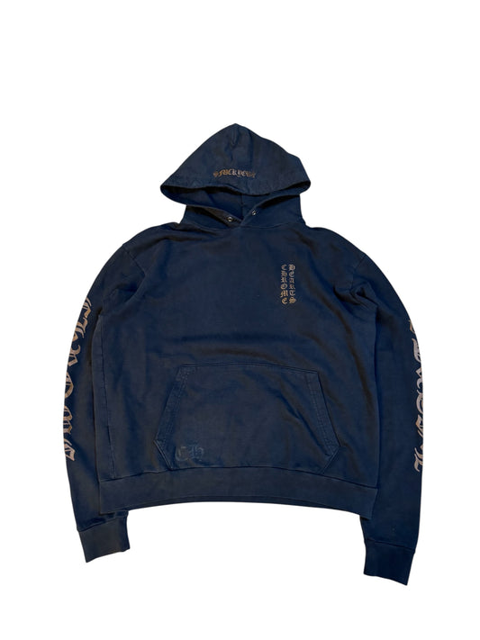 Chrome Heart Black/Brown Vertical Hoodie