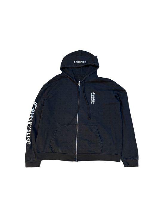 Chrome Heart Black Monogram Zip up